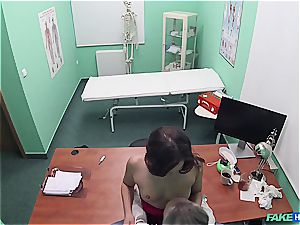 Hidden cam hook-up in the doctors office