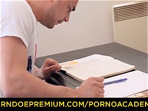 pornography ACADEMIE - Tina Kay gets double penetration in red-hot school hump
