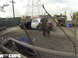 shag the Cops - mischievous cop splatters all over weenie