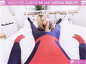 VR PORN-Spider-Man: hard-core Parody with gorgeous teenager Gina