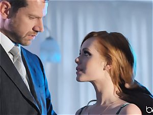big black cock for nasty red-haired Ella Huhges